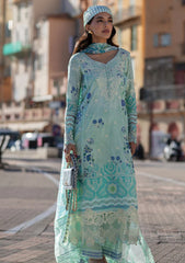 Lawn - Ansab Jahangir - Zoha - Luxury 25 - AJ-LL-25-10 - Ice Crystal