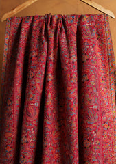 Pashmina Jamawar Shawl D#123 - Red