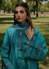 Lawn - Kahf Premium - Aangan Chiffon Prints 26 - KPS#05B - KEHKASHAN