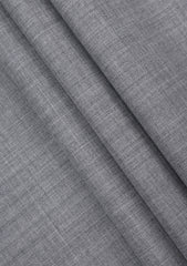 Scabal Silver Cloud Super 120's Textured 240 Gr Wool Suiting - Smoke Grey
