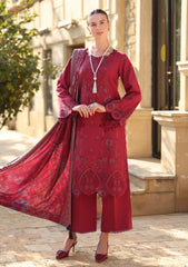 Winter - Rang Rasiya - Carnation 25 - Luxury Shawl Edit - CWD#10 - Mocha