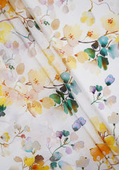 Digital Printed Lawn Fabric - D#10473