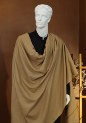 Men Shawls - Wool Shawls - D#11 - Biscuit