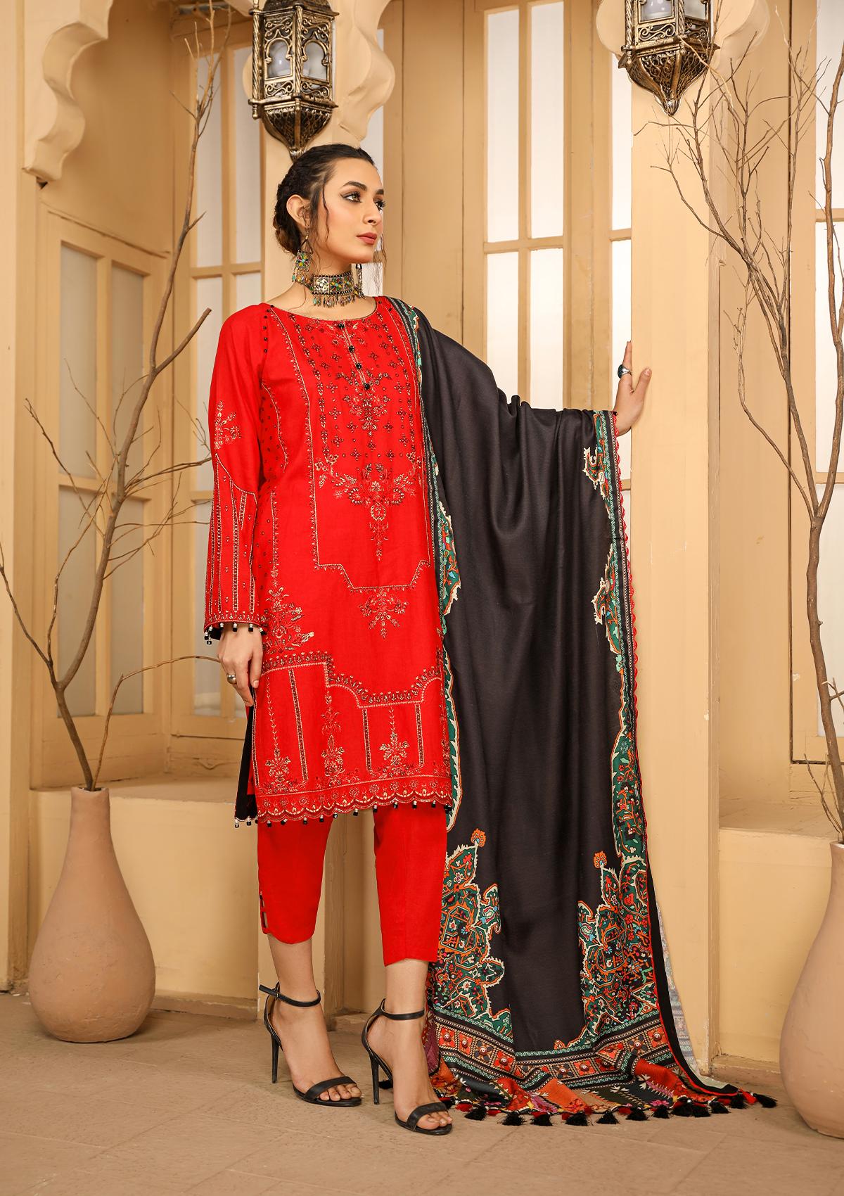 Winter Collection - Rubaaiyat - Emb Khaddar - Vol 2 - D#12