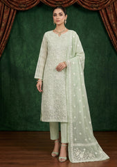 Formals - Riwaj - Fancy Net - 2 Pcs Suit - CND#03 - A Green