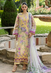 Lawn - Elaf Premium - Signature Embroidered 26 - Vol II - ESG#07A - STELLA