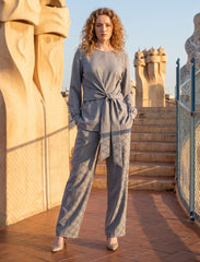 Pret - Moven - Knot Waist Co-ord set - Grey