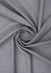 Scabal Silver Cloud Super 120's Textured 240 Gr Wool Suiting - Smoke Grey