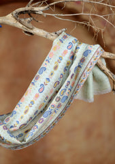 Pashmina Jamawar Scarf D#44 - A Green