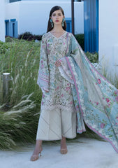 Lawn - Elaf Premium - Santorini Prints 26 - EPN#08B - FAIRYTALE