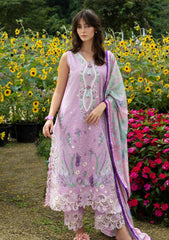 Lawn - Mushq - Hemline - Secret Garden 26 - HUNSS#18B - Peony Glow