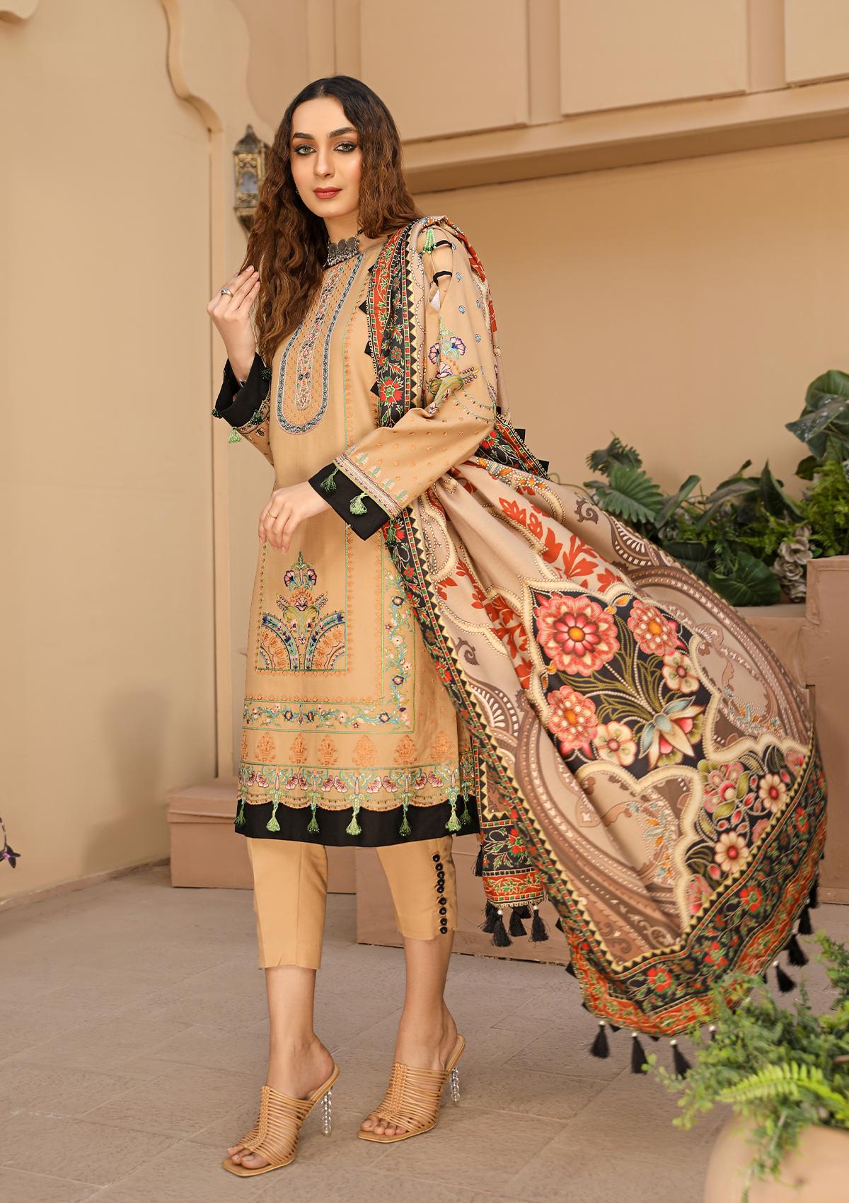 Winter Collection - Rubaaiyat - Emb Khaddar - Vol 2 - D#04