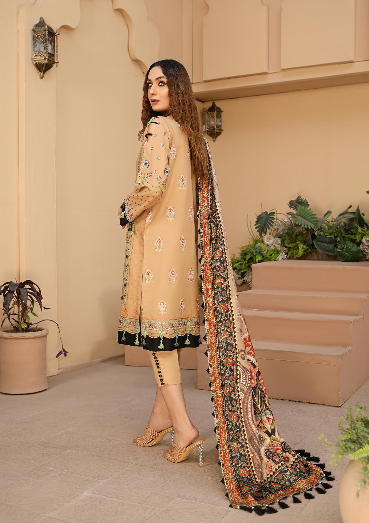 Winter Collection - Rubaaiyat - Emb Khaddar - Vol 2 - D#04