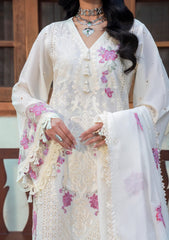 Lawn - Naqsh - Chikankari Festive 26 - D#00205 - White Gem