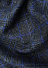 Cavani Tweed Silver Cloud Thai Finest Lambs Wool Fabric - Charcoal