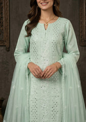 Formals - Riwaj - Fancy 26 -  Ari & Mukesh Work - 2 Pcs - D#01 - A Green