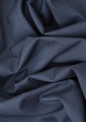 Loro Piana Lightest Suiting Super 150's Wool & Silk Fabric - G Blue