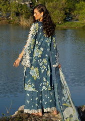 Lawn - Elaf Premium - Signature Embroidered Prints 26 - ESA#07B - SEA ENCHANTRESS