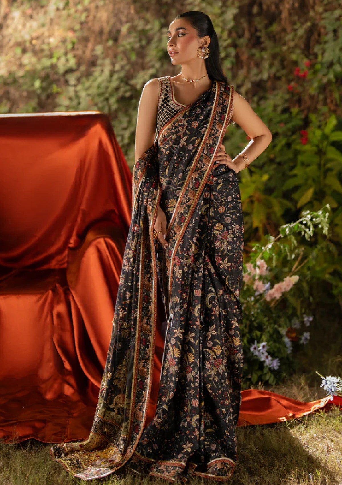 Winter Collection - Qalamkar - Luxe Silk 24 - UA-04 AVA