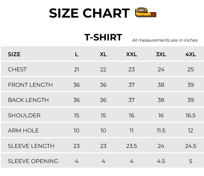 Size Chart Image