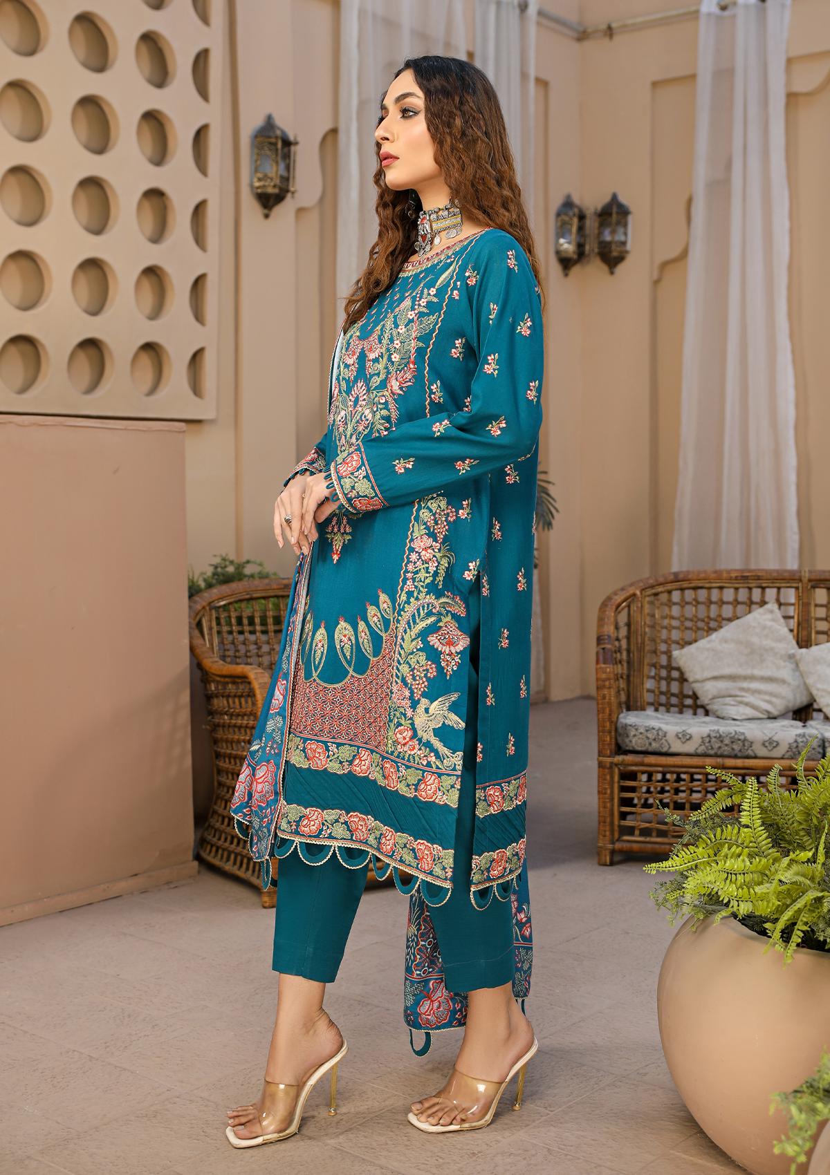 Winter Collection - Rubaaiyat - Emb Khaddar - Vol 2 - D#02