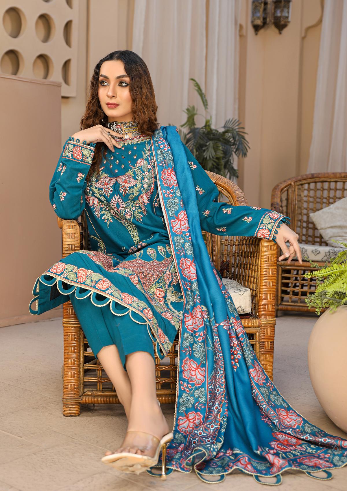 Winter Collection - Rubaaiyat - Emb Khaddar - Vol 2 - D#02