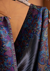 Pashmina Zari Jamawar Shawl D#08 - Blue