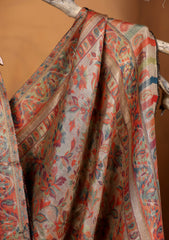 Pashmina Zari Jamawar Shawl D#15 - Skin