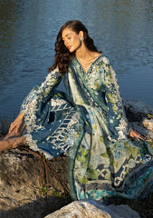 Lawn - Elaf Premium - Signature Embroidered Prints 26 - ESA#07B - SEA ENCHANTRESS