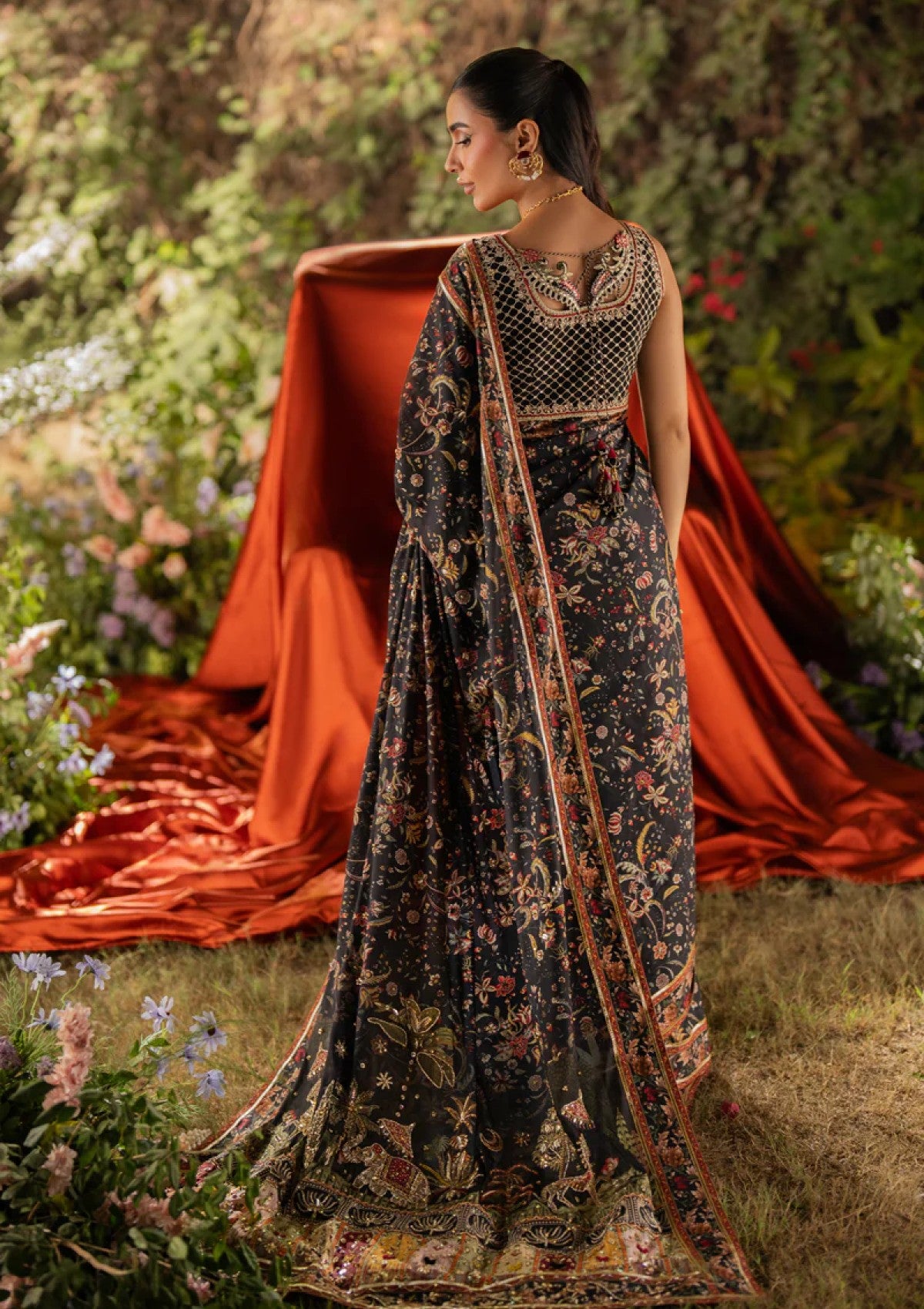 Winter Collection - Qalamkar - Luxe Silk 24 - UA-04 AVA