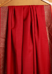 Pashmina Embroidered Border Shawl D#234 - Maroon