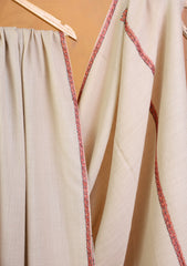 Pashmina Kashmiri Border Shawl D#157 - Skin