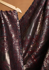 Pashmina Zari Jamawar Shawl D#13 - Black