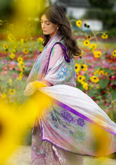 Lawn - Mushq - Hemline - Secret Garden 26 - HUNSS#18B - Peony Glow