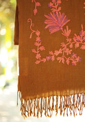 Ari Work Pashmina Scarf D - 16 - Brown