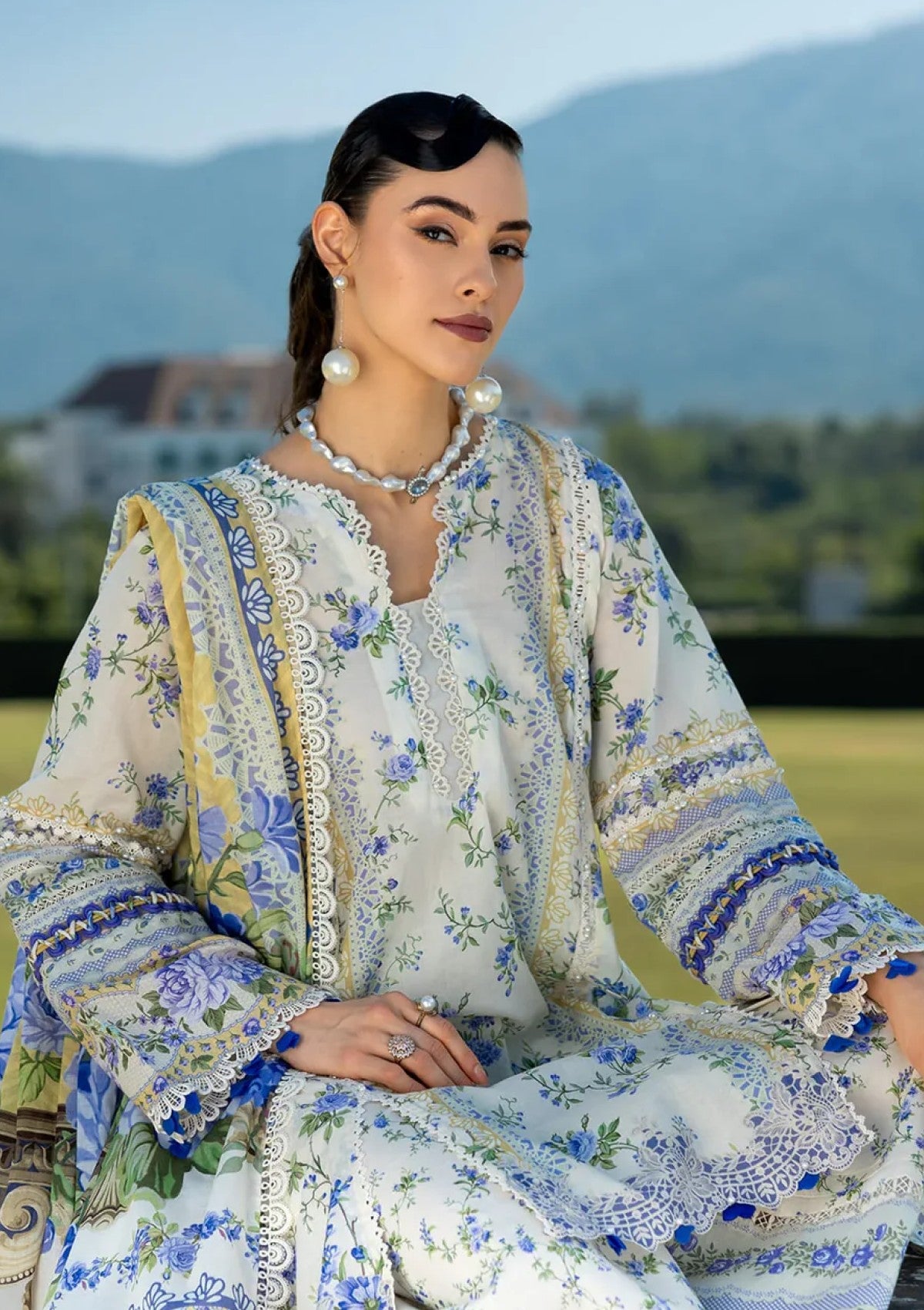 Lawn - Elaf Premium - Prints 25 - EPE-07B - ELIZABETH