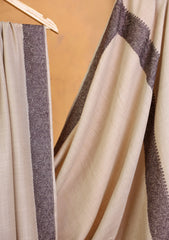 Pashmina Embroidered Border Shawl D#260 - Skin
