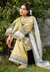 Lawn - Elaf Premium - Chikankari Prints 26 - ERC-8B - MENAH