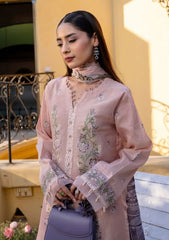 Lawn Collection - Norans -  Festive Eid - NE24#14 - PEACH PETALS