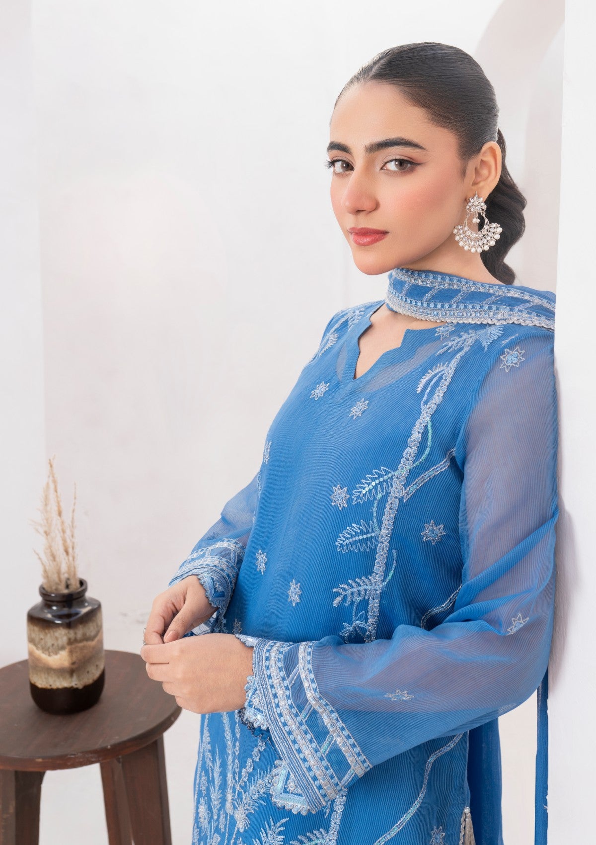 Pret Collection - Fozia Khalid - Rang Mahal Eid Festive - FRM25#08 - Neelum