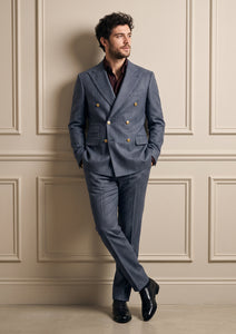 Dechamps Fine Suiting Wool Fabric - Black