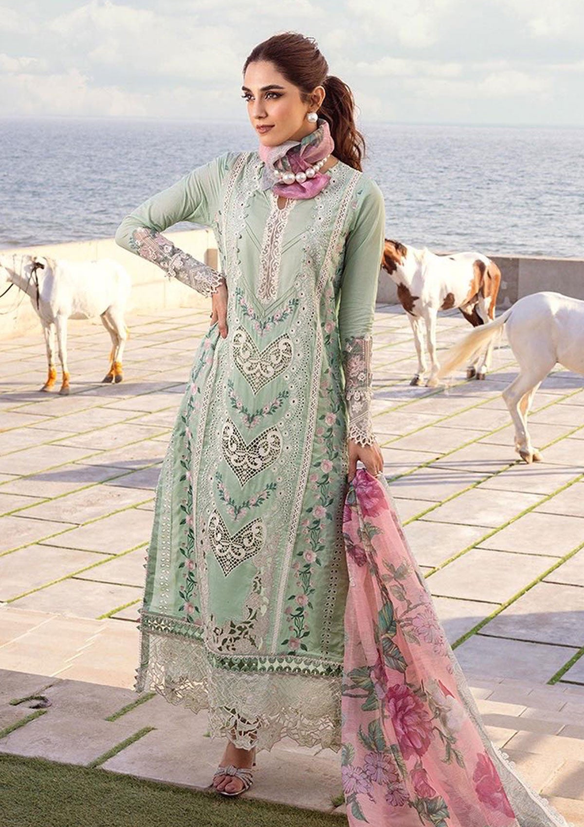 Lawn Collection - Saira Rizwan - Luxury Lawn - SLL24#02 - KESHI