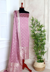 Formals - Fancy Closet - 2 pcs Suit - Satin Silk Jamawar D#03 L Falsa