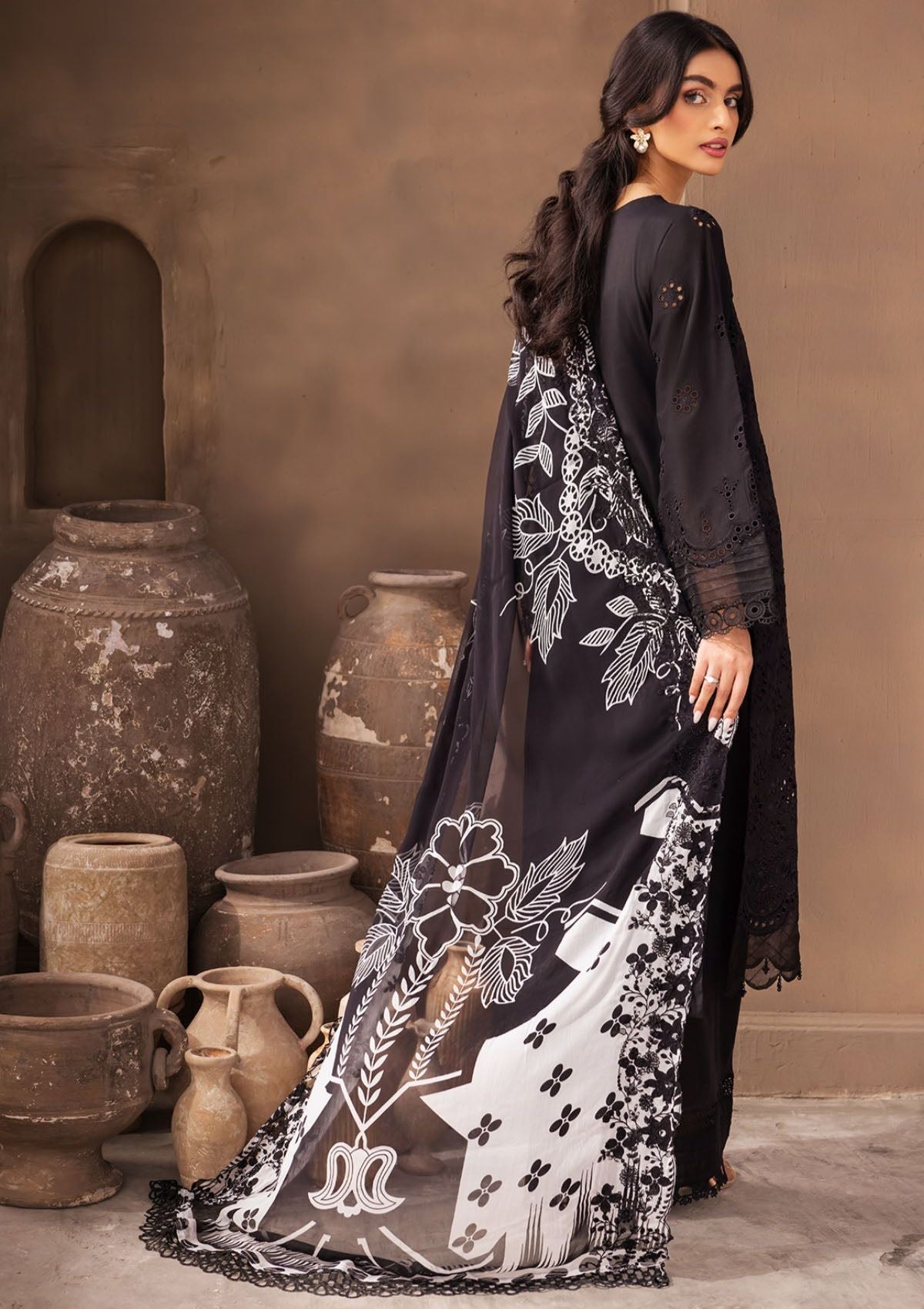 Lawn Collection - Nureh - Koyal - Monochrome - B#05