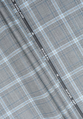 Scabal Galaxy Super 110's Suiting Pure Wool Fabric - B Grey