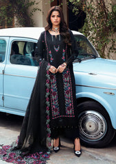 Lawn - Naqsh - Chikankari Festive 26 - D#00192 - Black Rose
