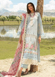 Lawn Collection - Maryam Hussain - Luxury - D#5 - Ice Bloom