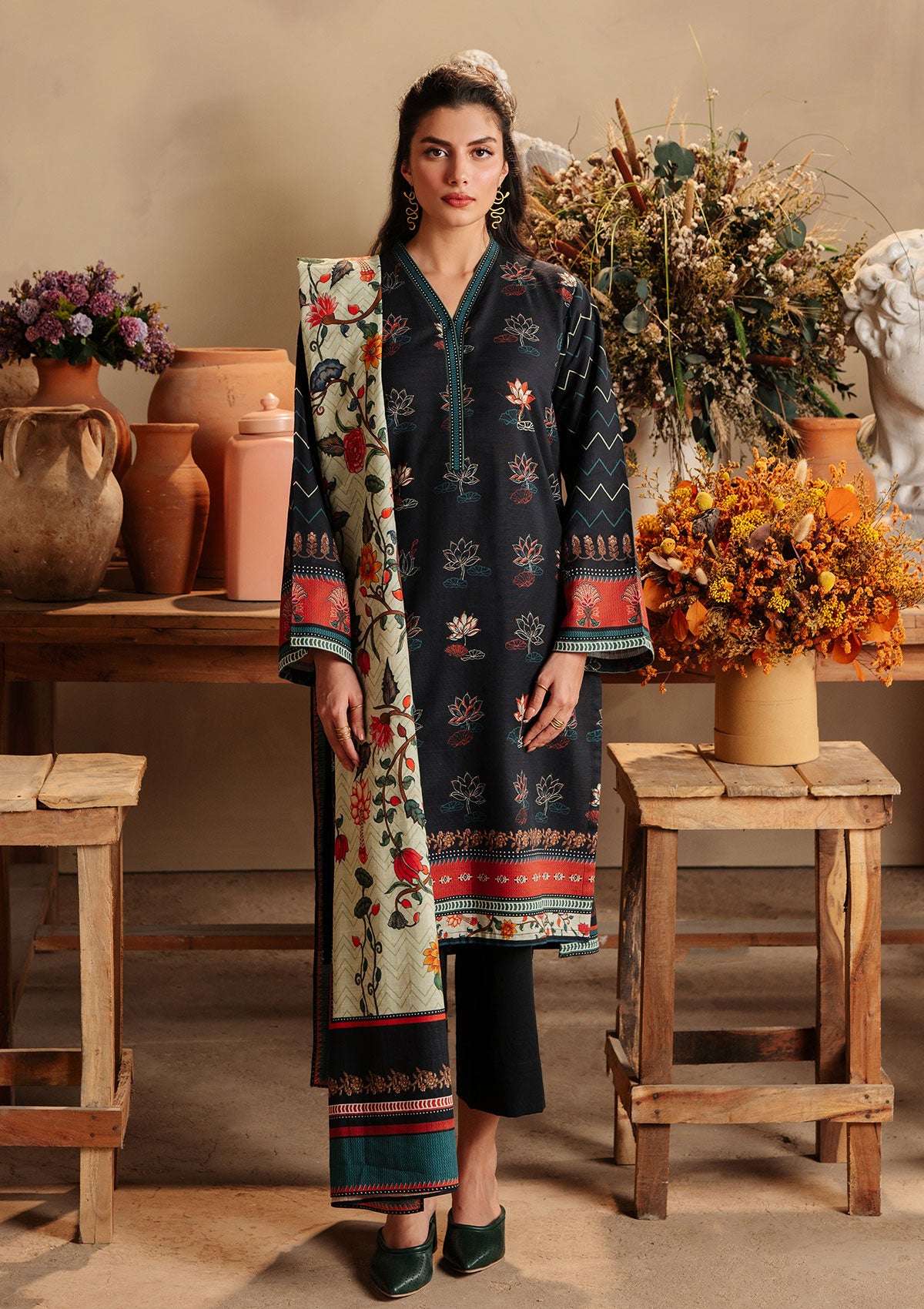 Winter Collection - Sahar - Printed Khaddar - D#05