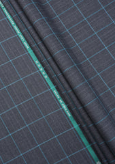 Dormeuil Distinxion Finest Super 170's Wool Fabric - D Grey