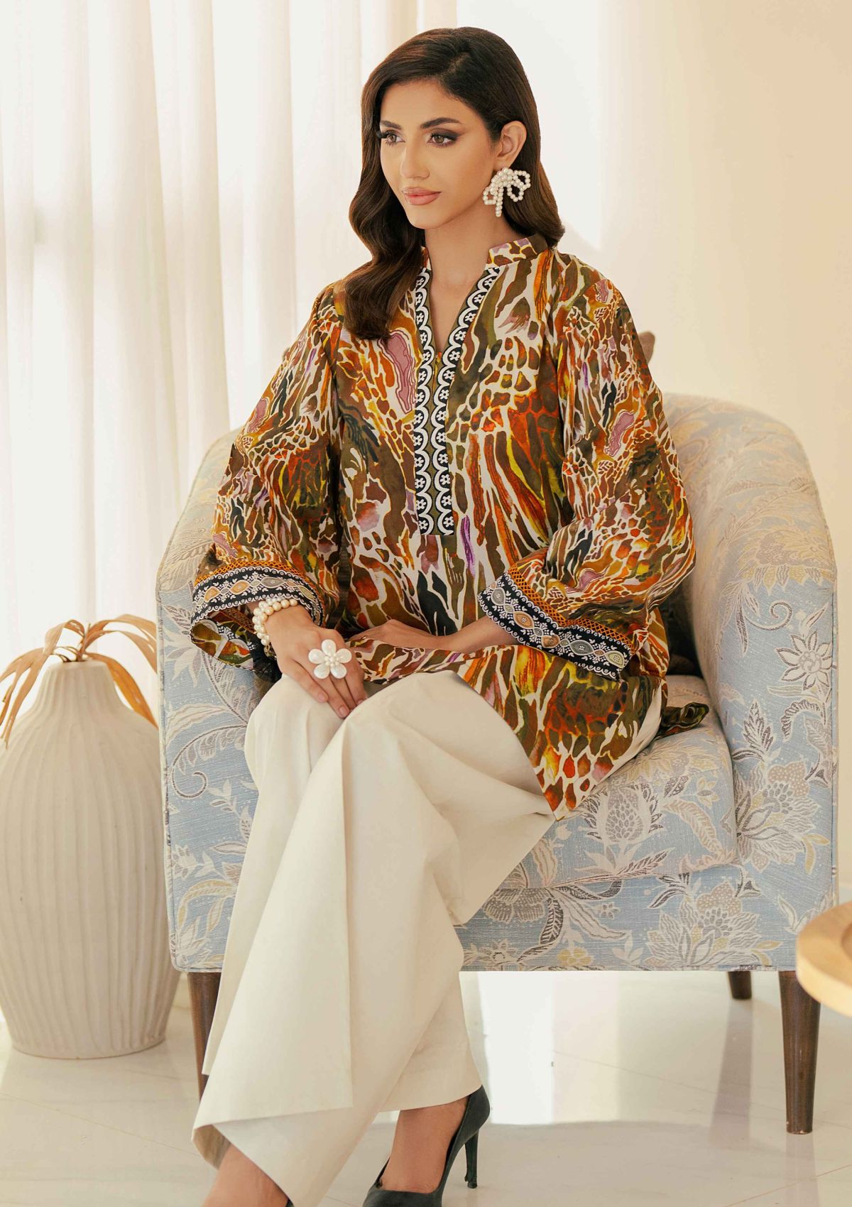 Winter Collection - Al Zohaib - Sunshine Bloom - Cotton Silk -ALCS24#01